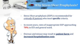 Overuse of Stress Ulcer prophylaxis (SUP) | PPTX