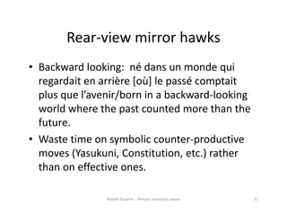 Robert Dujarric: The Myth of Japanese Rearmament | PPT