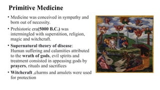 Myth, Magic and Medicine:: An overview of History and Evolution of ...