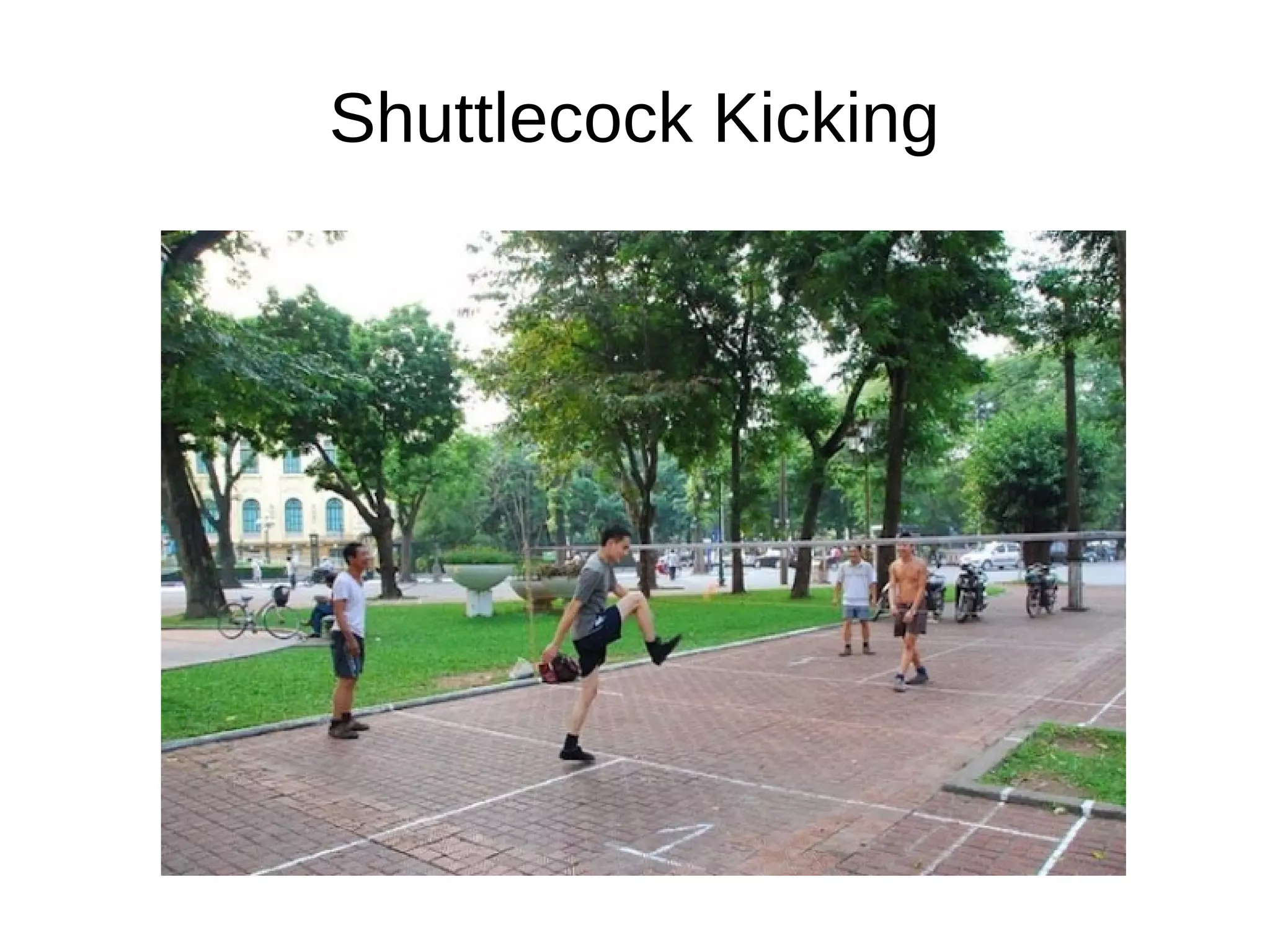 Shuttlecock Kicking