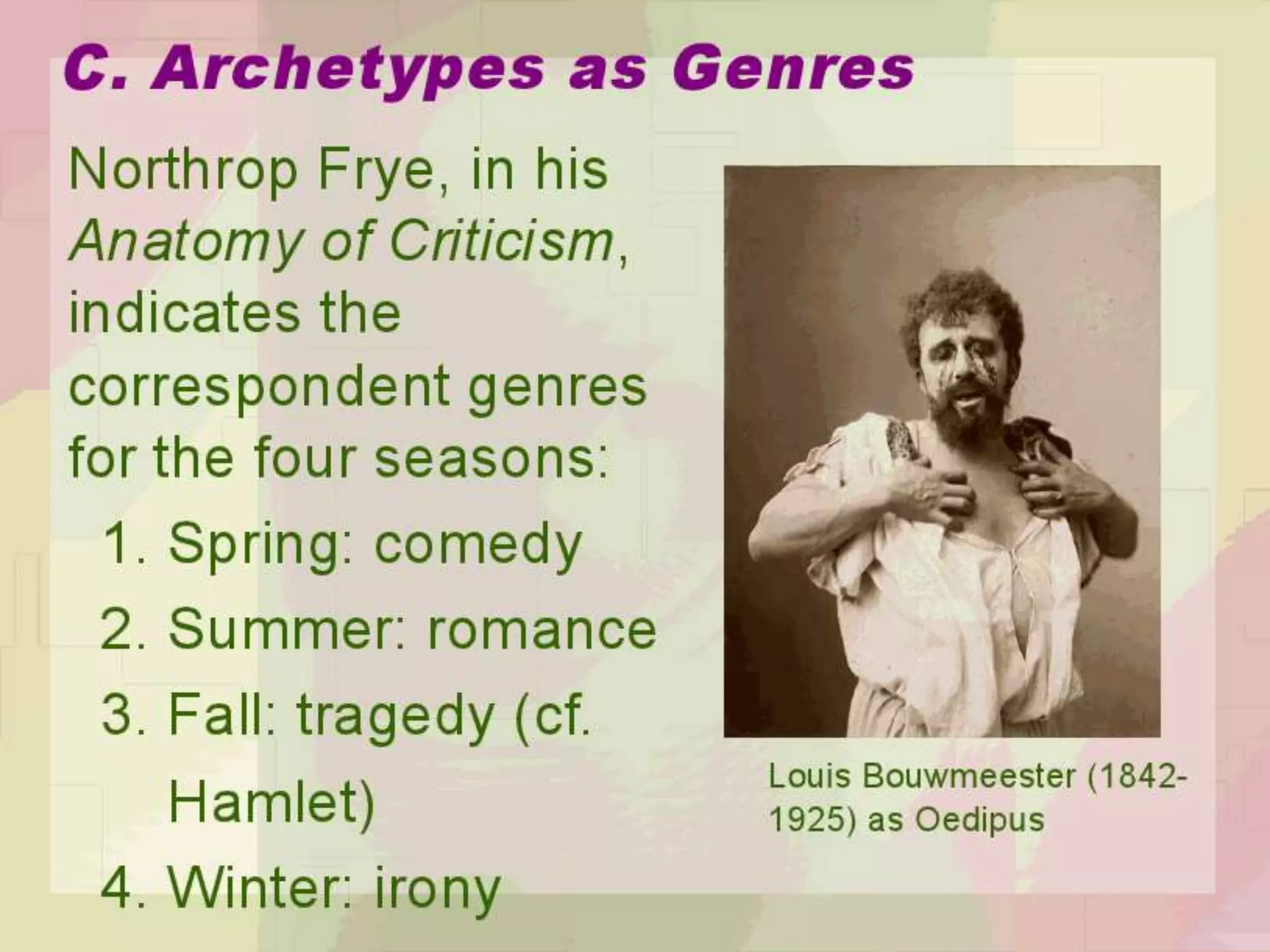 Mythological and archetypal criticism