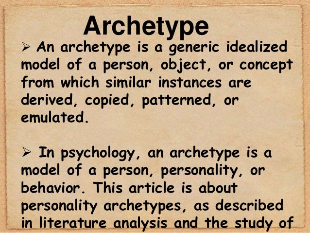 analysis of archetypes Carl jung's archetypes to further help you in uncovering the meaning of your dreams, jung noted certain dream symbols that possess the same universal meaning for all men and women he terms this phenomenon the collective unconscious. analysis of archetypes Carl jung's archetypes to further help you in uncovering the meaning of your dreams, jung noted certain dream symbols that possess the same universal meaning for all men and women he terms this phenomenon the collective unconscious.