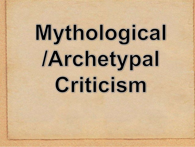 archetypal analysis essay