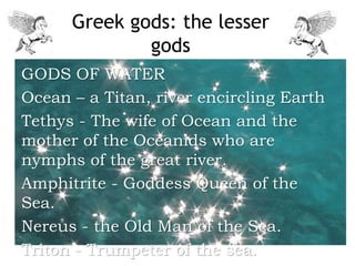 Introduction to Greek mythology: Authors, gods, & goddesses | PPTX
