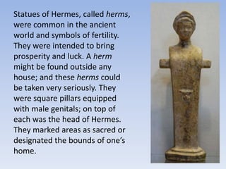 Mythology lesson 11 mercury (hermes) | PPT