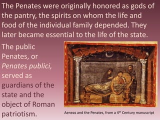 Penates Mythology lesson 6 vesta (hestia) | PPTX