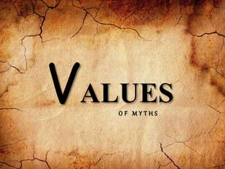 VALUESO F M Y T H S
 