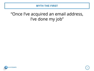 6 Email Marketing Myths Busted - slides | PDF