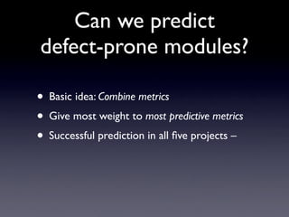 Do Bugs Reside in Complex Code?