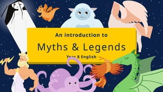 Myths and Legends Educational Presentation in Colorful Bold ...