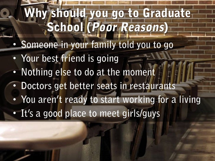 should i go to graduate school