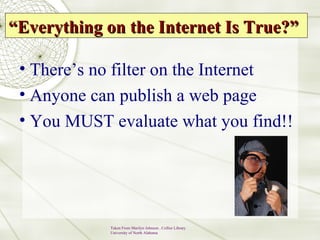 Facts and Myths of the Internet | PPT
