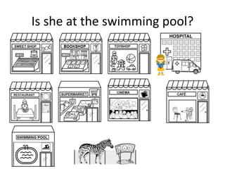 Is she at the swimming pool?
 