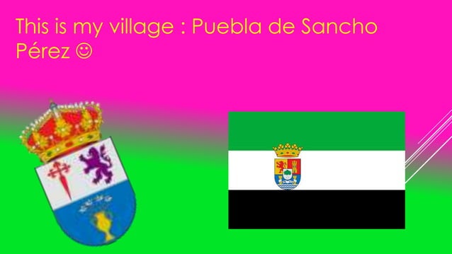 My town puebla de sancho pérez PPT