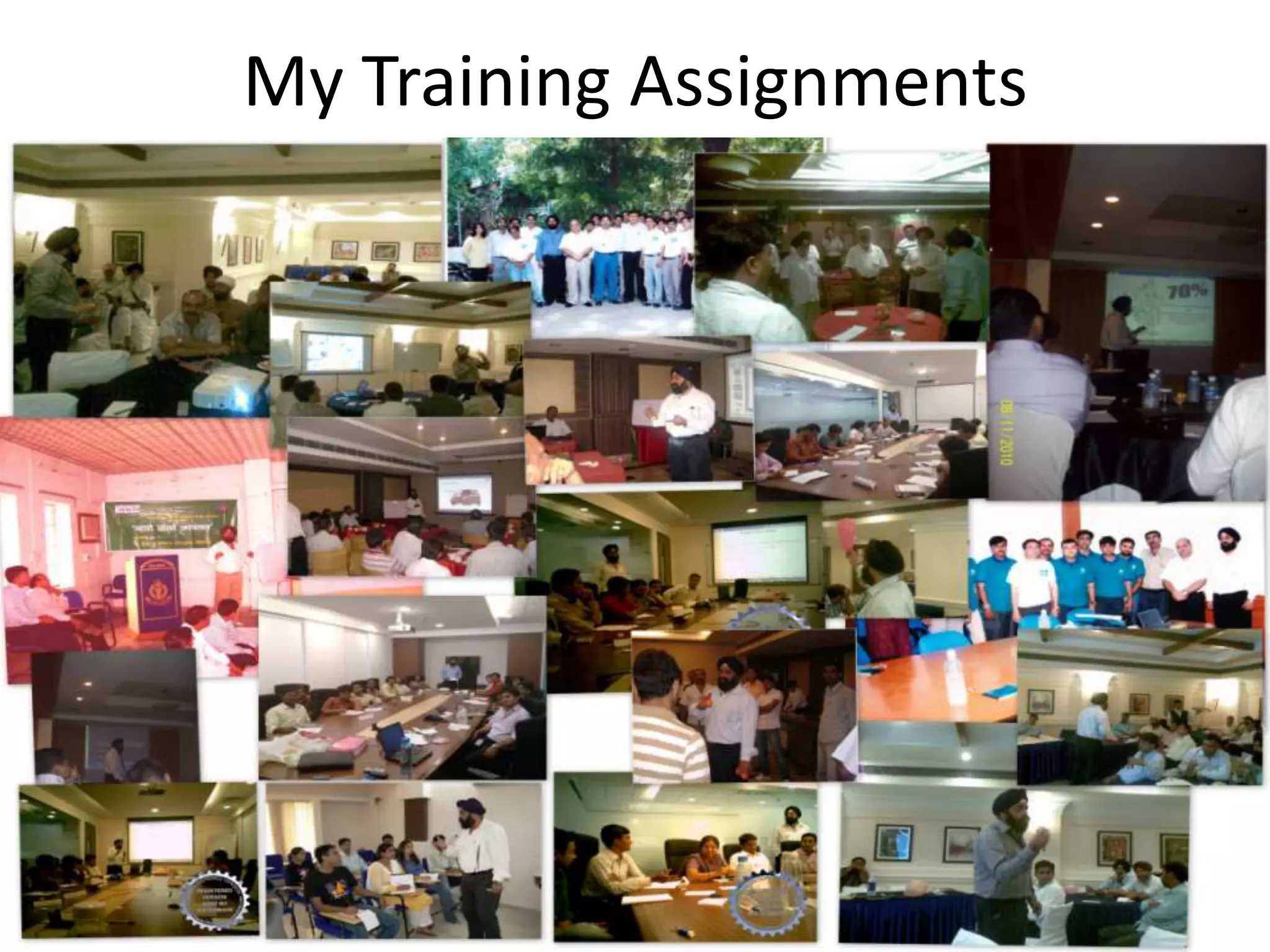 My Training Assignments
