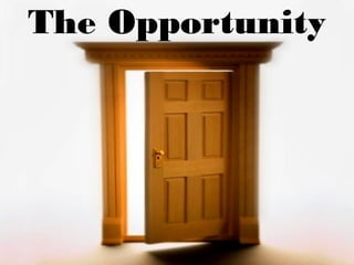 The Opportunity
 