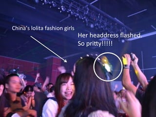 China’s#lolita#fashion#girls#
Her#headdress#ﬂashed.##
So#priXy!!!!!
 