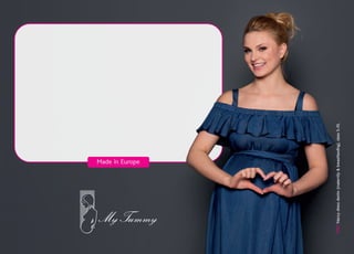 Made in Europe
P427Nancydressdenim(maternity&breastfeeding),sizesS-XL
 