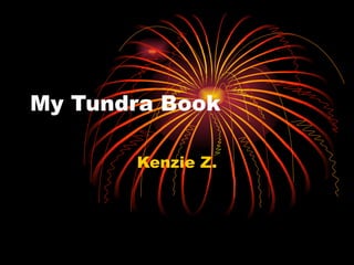 My Tundra Book Kenzie Z. 