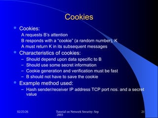 Comprehensive Tutorial on IPSec and Network Security Protocols | PPT