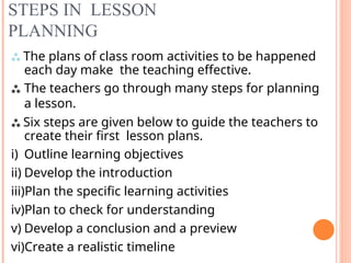 My Unit-2, lesson planning guidelines.ppt