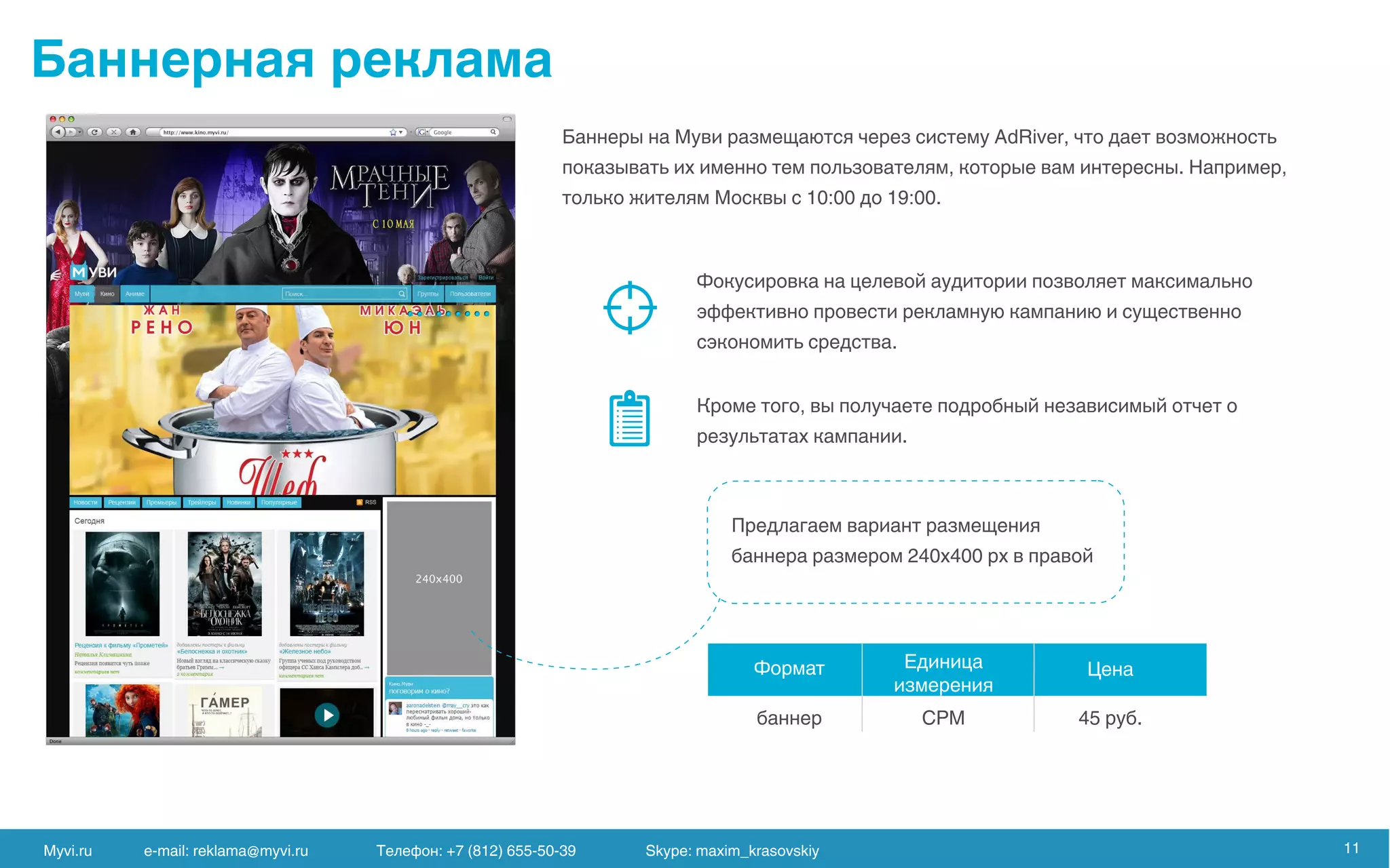 Myvi.ru e-mail: reklama@myvi.ru Skype: maxim_krasovskiy 11
 