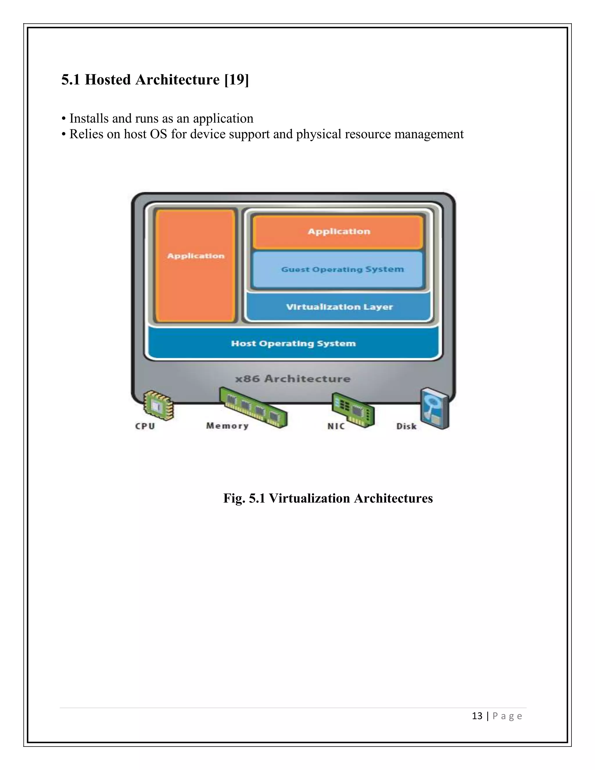 Service Desk Function7 Hardware/Software Separation [10] [13]<br />Fig.7.1 Virtual Infrastructure<br />Infrastructure is what Connects resources to your Business. Virtual Infrastructure is a Dynamic mapping of your Resources to your business. Result: decreased costs and increased efficiencies and Responsiveness. <br />8.  How Virtualization Complements New Generation Hardware [7]<br />Extensive ‘scale-out’ and multi-tier application architectures are becoming increasingly common, and the adoption of smaller form-factor blade servers is growing dramatically. Since the transition to blade architectures is generally driven by a desire for physical consolidation of IT resources, virtualization is an ideal complement for blade servers, delivering benefits such as resource optimization, operational efficiency and rapid provisioning. The latest generation of x86-based systems feature processors with 64-bit extensions supporting very large memory capacities. This enhances their ability to host large, memory-intensive applications, as well as allowing many more virtual machines to be hosted by a physical server deployed within a virtual infrastructure. The continual decrease in memory costs will further accelerate this trend. Likewise, the forthcoming dual-core processor technology significantly benefits IT organizations by dramatically lowering the costs of increased performance. Compared to traditional single-core systems, systems utilizing dual-core processors will be less expensive, since only half the number of sockets will be required for the same number of CPUs. By significantly lowering the cost of multi-processor systems, dual-core technology will accelerate data center consolidation and virtual infrastructure projects, Beyond these enhancements, VMware is also working closely with both Intel and AMD to ensure that new processor technology features are exploited by virtual infrastructure to the fullest extent. In particular, the new virtualization hardware assist enhancements (Intel’s “VT” and AMD’s “Pacifica”) will enable robust virtualization of the CPU functionality. Such hardware virtualization support does not replace virtual infrastructure, but allows it to run more efficiently.<br />9 Virtualization Technologies [16][5][17][18][19][13]<br />VMware and Microsoft have a strong footing in virtualized technology and are perhaps the most well known companies involved with virtualization. However, now that virtualization technology has begun to stabilize and its advantages have been proven, plenty of other companies have started emerging. Below is a comprehensive guide on some of the most  popular and widely used virtualization technologies as of 2008.<br />9.1 Windows Server<br />Windows Server is Microsoft’s premier server OS. Its latest version, Windows Server 2008 is Windows first OS that is integrated with full virtualization. This feature is known as WSV (Windows Server Virtualization). Along with its previous server roles, Windows Server 2008 has a new Hyper-V role.  Selecting this role allows you to create a virtualized server environment. Within this environment you can then create multiple virtual servers. Hyper-V is much more efficient than stand alone virtual server applications because it is actually integrated into the Windows Server 2008 operating system.  WSV offers many of the benefits that you would expect to receive from virtualization technology, such as rapid server deployment and the ability to take snapshots for backup purposes, etc. However it also offers a few extra features. For example it can offer up to 32 GB of RAM and up to 4 processors per guest OS. It also provides support for virtual LANs and can run both 32bit and 64bit virtual machines.<br />Fig.9.1 windows server 2008<br /> WSV has plenty of resources and can be flexibly administered by IT professionals. WSVs main competitor is VMware ESX edition. They are both very strong virtualization technologies and both companies have a solid footing in the virtualization market area. WSVs main advantage is that it supports more hardware than VMware ESX currently  does. As long as you can install Windows Server 2008 on a machine, you should be able  to run WSV. VMware however, has a much larger feature set than WSV and it is a tried and tested virtualization solution. It will be interesting to see how things will develop between these two companies in the future and whether VMware can continue to remain the market leader in virtualization technology.<br />9.2 Software Virtualization<br />Software virtualization is the virtualization of applications or computer programs. One of the most widely used software virtualization programs is SVS (Software Virtualization  Solution), developed by Altiris.  The concept is similar to hardware virtualization where physical machines are simulated as virtual machines. Software virtualization involves creating a virtual layer or virtual hard drive space where applications can be installed. From this virtual space, applications can<br />then be run as though they have been installed onto host OS. Once a user has finished using an application, they can ‘switch it off’. When an application<br />is switched off, any changes that the application made to the host OS, will be completely reversed. This means that registry entries and installation directores will have no trace of the application being installed or executed at all.<br />Software virtualization offers many benefits. Some of these benefits include:<br />• The ability to run applications without making permanent registry or library changes<br />• The ability to run multiple versions of the same application<br />• The ability to install applications that would otherwise conflict with each other (by<br />using multiple virtual layers)<br />• The ability to test new applications in an isolated environment. Software virtualization provides many benefits and is easy to implement. A fantastic  advantage is that you can try out software virtualization yourself by downloading<br />Altiris’s SVS application completely free. <br />9.3 VMware<br />VMware is one of the most widely known virtualization companies. Its brand is easily recognizable and they offer a number of virtualization programs. Their most popular virtualization applications are briefly detailed below.<br />Fig. 9.2 VMware VMotion<br />9.4 Linux Virtualization<br />Linux is a Unix-like operating system and is one of the most well known freely distributed open source collection of software programs. Due to its open source nature, many  different types of Linux operating systems exist.<br />Some of the most well known Linux OS distributors include Debian, Red Hat and Ubuntu. Most Linux-based operating systems will either have some form of Para-virtualization or hardware assisted virtualization technologies. Linux operating systems also offer a few different virtualization type technologies, when compared to other operating systems. These virtualization technologies will briefly be described below.<br />9.5 Para-virtualization<br />The x86 processors are difficult to emulate because of the way in which they work. A host operating system’s kernel needs direct access to its hardware in order for instructions to be interpreted correctly.  In a virtualized environment a guest operating system’s kernel does not have direct access  to its physical processor, therefore certain instructions have to be changed or replaced, so that there is a correct ‘understanding’ between the guest OS and it’s physical processor. This modification of instructions was traditionally carried out by software. However, normal operating systems were never originally designed with virtualization in mind. Therefore  they were not very efficient in a virtualized environment and produced massive overheads. This was one of the reasons why virtualization was slow and just not feasible for businesses until recently. Two solutions were introduced which made virtualization much more efficient. These solutions were hardware-assisted virtualization and Para-virtualization. Hardware-assisted virtualization, as its name suggests, used physical hardware to take away the strain of virtualization from its software and operating system. Para-virtualization on the other hand did not receive any additional hardware support. Instead it involved modifying an operating system’s kernel to make it far more efficient.<br />An operating system’s kernel would be modified so that it could run more smoothly in a virtualized environment. However, the disadvantage to this is that only certain operating systems can be used when Para-virtualization is implemented. Hardware-assisted virtualization is the way into the future as it requires no software modification whatsoever and will work with any operating system that supports x86 hardware.<br />Traditionally, x86 hardware was not able to adopt virtualization-based strategies. This is because a CPU processes instructions differently based on whether it is in privileged  mode or not, and a virtualized processor can not run in privileged mode (as this could pose a security risk by giving it more priority than the physical processor). Due to the above-mentioned reasons, virtualization software has to deal with the instructions from its guest machine and then replace them with another set of instructions  to ensure that they can be correctly read by their machines physical hardware. Constantly  rewriting the instructions from the guest machine’s virtual processor creates a large  overhead, which greatly slows things down.  Para-virtualization is simply the modification of an operating system (usually at the kernel<br />level) so that it can more closely resemble its physical machines actual hardware, making it more efficient at virtualization. Although a Para-virtualization solution is quite efficient, it can only support a few operating  systems, which is its main disadvantage. <br />           Although virtualization is rapidly becoming mainstream technology, the concept has attracted a huge amount of interest, and enhancements continue to be investigated. One of these is para-virtualization, whereby operating system compatibility is traded off against performance for certain CPU-bound applications running on systems without virtualization hardware assist (see Figure 7). The para-virtualized model offers potential performance benefits when a guest operating system or application is ‘aware’ that it is running within a virtualized environment, and has been modified to exploit this. One potential downside of this approach is that such modified guests cannot ever be migrated back to run on physical hardware. In addition to requiring modified guest operating systems, paravirtualization leverages a hypervisor for the underlying technology. In the case of Linux distributions, this approach requires extensive changes to an operating system kernel so that it can coexist with the hypervisor. Accordingly, mainstream Linux distributions (such as Red Hat or SUSE) cannot be run in a paravirtualized mode without some level of modification. Likewise,Microsoft has suggested that a future version of the Windows operating system will be developed that can coexist with a new hypervisor offering from Microsoft.Yet para-virtualization is not an entirely new concept. For example, VMware has employed it by making available as an option enhanced device drivers (packaged as VMware Tools) that increase the efficiency of guest operating systems.Furthermore, if and when para-virtualization optimizations are eventually built into commercial enterprise Linux distributions,VMware’s hypervisor will support those, as it does all mainstream operating systems.<br />Fig.9.3 Para-virtualization<br />9.6 Virtual Desktop Infrastructure (VDI)<br />VDI is a relatively new type of virtualization technology, however, it is based around a traditional thin client-server model. It involves storing end-user desktop environments on  virtualized machines, which are stored on servers. A user can then access their desktop  environment through the use of end-user PC’s or thin client machines. VDI is similar to terminal service remote desktop access technology, its only difference being that it involves a user accessing a fully virtualized end user environment.  There are may benefits to using VDI. Administrators can centrally manage and control desktop environments. Security is improved because all virtual machines reside on  centralized servers. <br />Fig. 9.4 Virtual Desktop Infrastructure<br />The only real disadvantage is that VDI requires powerful server hardware, due to the extra load that is placed on a server, which has to carry out both  virtualization and manage incoming connections to these virtualized desktop environments.  This also means that cheaper end-user desktop machines can be used because they require far less processing power. This means that a large business can actually save money in the long run by investing slightly more in server hardware but much less in enduser desktops.  VDI is best used in a business environment which has contracted or offshore workers. VDI<br />offers all the benefits of traditional virtualization solutions but also offers the benefits of remote desktop access, and centralized desktop management for administrators.<br />9.7 Hardware Virtualization<br />Traditionally, full software-based virtualization was difficult to implement efficiently, due to the way x86 hardware and processors operate. It was possible, but there were massive overheads when a virtualized machine would communicate with its physical processor. Two solutions were developed to help overcome these problems and make virtualization more efficient. These two solutions were Para-virtualization and Hardware virtualization. It  should be noted however, that hardware-assisted virtualization is not an entirely new technology and was used by powerful mainframe computers decades ago. As of 2005, both Intel and AMD have adopted hardware-assisted virtualization technology  into their x86 processors so that are more virtualization friendly. Intel’s hardware virtualization technology is known as Intel VT, while AMD’s is known as AMD-V. These processors work by carrying out some of tasks that would normally be performed by  software known as Virtual Machine Managers (VMM, also sometimes called a Hypervisor). Because a processor is directly carrying out important virtualization processes (which would otherwise be carried out by software and then be passed on to hardware), there are<br />far fewer overheads and the whole virtualization process is much more efficient. Again there are many benefits to using hardware-assisted virtualization. One of the major benefits is that the amount of hardware emulation required is greatly reduced, thus improving performance. Traditionally, x86 operating systems need to have direct access to hardware resources, so that they can run properly. In the past, software-based virtualization solutions would need to emulate hardware in its entirety, so that virtualization stability could be ensured. This wasted a lot of physical hardware resources which could be used elsewhere. Hardwareassisted<br />virtualization greatly reduces the amount of hardware emulation that is required,<br />because most of the time, the processor can interact directly with its virtualized<br />environments. Obviously this leads to much more efficient virtualization. The great thing about hardware-assisted virtualization is that it will work automatically, straight out of the box. You do not need to update your virtualization software or modify your operating system in any way. All you need to do is use a processor which supports hardware virtualization technology. This processor will then assist with virtualization  automatically, as long as its virtualization technology is enabled, which is usually via a physical machine’s BIOS.<br />9.8 Resource Virtualization<br />Resource virtualization involves the virtualization of one or more IT-related system resources. It could involve the virtualization of specific system resources such as storage  or network resources, or it could involve the virtualization of entire physical resources, such as servers or end-user workstations. Organizations are constantly looking for ways to reduce the costs of their IT infrastructure.  Resource virtualization is one of these ways. By grouping together and sharing IT resources, a business can greatly reduce their infrastructure and hardware costs.  Additional benefits are also gained through resource virtualization. For example a business’s flexibility is increased because they can now control processing power, move resources between different servers with ease and even completely power-down machines which are no longer in use. Different applications and resources that would usually conflict with each other can now also be placed onto the same physical machine. Finally, resource virtualization makes it easier for administrators to manage and control their IT resources. For example administrators could manage and monitor multiple virtual servers from a single machine or they could manage and even clone a specific virtualized storage area with ease.<br />9.9 Processor Virtualization<br />Processor virtualization simply involves the virtualization of a physical processor, so that multiple virtual machines can be run on a single physical machine.<br />Processor virtualization is not the same as multitasking or Hyper-Threading technology. Multitasking is a process in which multiple applications can be run by a single processor at the same time. This may sound like virtualization, but it is not.<br />The reason for this is because multitasking applications cannot access privileged areas of a system such as a systems input/output area. Only an operating systems kernel can access these areas of a system and in a multitasking solution, there is only a single kernel running. Virtualization involves using multiple kernels, meaning each virtual machine is  completely isolated from the other, as if they are separate physical machines. Hyper-Threading is also not the same as virtualization (although it has a similar concept to virtualization). Hyper-Threading involves making a single processor appear as multiple processors. It is a bit like hard drive partitioning, where a single hard drive is made to appear as separate physical hard drives. By doing this, a processor can process multiple threads (pieces of applications code) at the same time. However, Hyper-Threading is not truly a virtualization solution, because there is still only one kernel running between a Hyper-Threading processor and its software True virtualization offers a one-to-many relationship between hardware and software. That is, many operating systems, including their kernels (which means operating systems are completely isolated from one another), can run on a single machine. These days both Intel and AMD have virtualization enhancement tools, built in to their physical processors. These tools are known as Intel VT and AMD-V, respectively. This hardware virtualization technology (available since 2005) has made virtualization more efficient than ever before. The reason for this is because using a processors virtualization tools, an operating system has far less strain on it to emulate hardware correctly and it can use its resources elsewhere, such as on a users processes. As processing power greatly improves and the cost of processors comes down each year,  more and more people will eventually have machines which are capable of providing  efficient virtualization solutions. This could eventually lead to a massive adoption of  virtualization technology worldwide, not just by businesses but by home users as well.<br />9.10 Application Virtualization<br />Simply put, application virtualization is the encapsulation of applications from the operating system that they are installed on. A lot of the times, certain applications that share the same system resources will conflict with one another. For example, certain applications may use the same drivers or edit the same registry entries. Usually when this happens, one or both of the applications will malfunction and then crash.  One way for organizations to avoid the above mentioned problem, is through extensive testing. However, this is often time-consuming, can be quite expensive and also a waste of an organization’s resources. If two applications do conflict with each other, then administrators will usually have to place them on separate machines or on separate hard drive partitions. Although this will work, it is not the most practical solution. For example, a user would have to move between two different machines or log on and off between  different hard drive partitions to access the separate applications. A more robust solution is using application virtualization. Application virtualization works by making separate copies of shared resources, for separate applications. For example each  virtual application will have a copy of its own drivers, registry entries, DLLs and any other resources that would usually be shared with other applications. When a virtual application is run, it will call upon its own specific resources. Therefore conflicts are avoided and applications can run in complete isolation from one another, even though they are installed<br />on the same operating system. The isolated environments that these applications run in are often referred to as virtual bubbles. Application virtualization offers organizations many benefits. <br />Fig 9.5Application Virtualization<br />Some of these main benefits include<br />• The ability to run non-native operating system applications. For example, running<br />Windows applications on a Mac through virtualization or vice versa<br />• The ability to isolate malicious or damaging applications<br />• The capability to run applications which would otherwise conflict with one another<br />• The ability to quickly and easily deploy software applications onto a large number of machines<br />• The ability for administrators to centrally manage applications along with controlling user access rights and privileges to run them.<br />The only real disadvantage of application virtualization is that applications usually have to be packaged by virtualization software, so that they can be correctly executed and run in a virtualized environment. However, this is not usually a difficult process and the benefits of application virtualization far outweigh its disadvantages.<br />9.11 Storage Virtualization<br />Storage virtualization involves the virtualization of physical storage devices. It is a technique that allows many different users or applications to access storage, regardless of where that storage is located or what kind of storage device it is.<br />When storage is virtualized, it appears standardized and local to host machines, even<br />though the storage may be distributed across many different locations and many different types of hard drives.  The great thing about storage virtualization is that it allows many different machines and servers to access distributed storage devices. However, a particular machine accessing a virtualized storage area will see one large storage area, as though it is a single massive  hard drive, rather than a load of scattered hard drives. Other benefits offered by storage virtualization include the ability for administrators to mask particular hard drives or storage volumes from particular machines. This obviously improves security and the ability to increase a storage volumes size in real time. Again this is very useful because if a server appears to be running out of space on their virtualized storage area, an administrator can increase its size immediately with just a few  clicks. One of the most widely deployed storage virtualization technologies is a SAN (Storage Area Network). Just as its name suggests, a SAN is a large network of storage devices. These storage devices which are usually held in a rack are independent of any servers or machines, and are instead directly connected to an organization’s network. Through the use of Storage Area Networks a business can improve their flexibility. Ror  example, a Storage Area Network’s size can easily be increased by adding additional hard<br />drives or storage volumes. They can be used as an efficient backup solution; for example by backing up data in a remote location away from business enterprises. Lastly, Storage Area Networks can provide better storage volume utilization. This means that instead of  having one hard drive per server, a server can spread their data across multiple different hard drives or storage volumes. This is a much more efficient use of hard drives, because a single hard drive is not being constantly written and rewritten to. Instead, multiple hard  drives share the load, which should increase the lifespan of individual hard drives.<br /> <br />Fig. 9.6 Storage Virtualization<br />9.12 OS Virtualization<br />Although similar to full virtualization, OS-level virtualization is actually quite different. Full virtualization involves the virtualization of a machines entire hardware. Each virtual environment is then run under its own operating system and more importantly its own kernel. OS virtualization is different in that separate virtual environments with their own separate kernels are not created. Instead, OS virtualization works by running virtual environments (known as containers) under a single kernel. Each container environment within an OS virtualization solution will be isolated from other  containers and will look and act like a physical server. A container environment can then run applications and accept the workload of its physical machine. The end result of OS  virtualization is effectively the same as full virtualization but as you can see, the process  for each solution is actually different.<br />OS virtualization has a number of practical uses. In fact, it has been used in virtual hosting environments for many years. Virtual hosting involves hosting more than one domain  name on the same physical machine. By using OS virtualization, web hosts can create secure isolated environments for different domain names. This is obviously advantageous because otherwise the resources of a single machine would be wasted if it could only be  used as a host for one domain name.  Other benefits of using of OS virtualization include the separation of applications along  with the ability to more easily manage resources. For example, using OS virtualization, you<br />could separate or group applications into different containers. Software resources would also be more manageable because administrators would be dealing with smaller ‘chunks’ of resources, rather than entire groups of resources under a single environment.  OS virtualization sounds great and you may be wondering why most organizations today are using full virtualization solutions rather than OS virtualization solutions. Both solutions provide similar end results, however there are distinct differences between the two and OS virtualization does have its own set of pros and cons. The major advantage of OS virtualization over full virtualization solutions is that it is far more efficient. OS virtualization has very little overheads because it does not need to  emulate hardware. Communication between hardware and software is carried out by a container’s host operating system’s kernel, so again there is very little overhead. However, OS virtualization does have its disadvantages. Firstly, OS virtualization cannot run operating systems which are different from its original host operating system. If you want to run a Linux-based environment within a Windows operating system, then OS  virtualization is no good to you. Container environments also have a number of restrictions within them. For example, a container cannot modify its kernel directly, it cannot mount or dismount file systems and it  cannot carry out other top level actions. A full virtualization solution on the other hand, gives a user a completely unrestricted environment on which many different operating systems can be installed.  In the end it was the flexibility that full virtualization solutions offered which made them the standard solution for virtualization. Along with hardware-assisted virtualization and Paraassisted virtualization technology, full virtualization is now just as efficient as OS virtualization. However OS virtualization is a technology that is still widely used; for example in web hosting environments and it will continue to be used in the future.<br />9.13 Data Storage Virtualization<br />As data storage requirements for businesses have steeply risen and continue to do so, managing this data has also become increasingly difficult. For example, backing up data can be quite a tricky task to do in a large organization. Over time, a number of technologies and solutions developed to overcome these problems and finally evolved into what we now know as ‘Data Storage Virtualization’. The first step taken towards developing a data storage virtualization solution involved  eliminating the distinction between local and networked resources. By doing this, networked storage resources would appear as though they resided localy on a machine. These storage resources could also be accessed normally on individual machines in the same way that local storage would be accessed, making both local and networked storage devices appear as though they were logically identical (although to begin with, some configuration was required). The advantages to this for businesses were obvious. Firstly a business’s entire data storage pool could be held in a single centralized location. This would make data management for administrators a lot easier and would also help in copying, backing up or archiving data. Secondly, massive pools of storage area networks (SANs) could be  created. This would allow organizations to have massive storage solutions which would just not have been practically possible in the past. For example, a server can host a number of hard drives, however, its physical storage space along with its hardware would limit how many hard drives it could support. Storage area networks on the other hand consist of a number of racks which contain many hard drives. There is no limit to how many racks an organization can have for a single storage area network. Really, the only limiting factor for an organization is how much physical space they have or how much they are willing to spend on storage. However, although storage area networks were great for organizations overall, they did not necessarily make things easier for end-users. This is mainly because a number of different protocols (set of rules) were used and administrators would still have to, at times, keep track of the physical location of data. This is where data storage virtualization fully kicks in. Data storage virtualization solutions were introduced to standardize things, so that end-users did not have to configure anything or keep track of the physical processes of data storage. What this basically  means is that a ‘layer’ was introduced between the physical and logical processes of data  storage. This layer then standardized things, so that any physical storage solution could be  automatically used in a logical solution, without any unnecessary configuration. Data storage virtualization offers businesses a number of advantages. Some of these main advantages are briefly detailed below.<br />Provides easier management of data storage solutions<br />These days, large data storage solutions are fairly complex. This makes it that much harder for administrators to manage an organizations data storage solution. By using Data Storage Virtualization technology, the complexities of dealing with massive data storage solutions for businesses are greatly reduced.<br />Allows storage technologies and solutions to be vendor independent<br />In the past, using SANs that used hardware from different vendors or using different storage technologies would not be very feasible or easy to implement due the different set of protocols and rules that different vendors would use. However, storage virtualization makes it very easy to use different storage technologies with one another because it standardizes everything through virtualization.<br />Has the potential to save businesses a lot of money<br />Physical storage management is still a tedious task for data centre managers. Their time and skills could be used in much more effective ways than having to do non-productive management tasks. Data storage virtualization will effectively eliminate the need for IT professionals to manually deal with and manage physical storage, because this will all be  taken care of through virtualization. Another way that organizations can save money through data storage virtualization is that the hardware does not have to be vendor-specific. This means that they can save money<br />by purchasing storage technology from different vendors. New technology purchased from a different vendor than the vendor that they purchased their existing technology from can also work seamlessly and with ease. This means that businesses do not have to change their entire storage infrastructure when upgrading their hardware, which again saves them a lot of money.<br />The main companies that have adopted data storage virtualization technologies<br />The main companies involved in the development of data storage virtualization technologies include, HP, VMware, EMC and IBM. HP has been involved in the development of data storage virtualization solutions for businesses with enterprise network storage architectures.  VMware (a subsidiary of EMC) has also been strongly involved with data storage  virtualization technologies. A number of their virtualization software solutions, such as VMware Workstation, have incorporated data storage virtualization in one form or another. EMC are leading the way in this area of technology and their data storage virtualization solution is known as Information Lifecycle Management. EMC also have a hand in the development of data storage virtualization technologies for VMware. Finally, IBM has developed a data server virtualization solution known as Total Storage. They have also developed a stand-alone storage area network (SAN) controller, which can perform various storage area network management tasks. This greatly reduces the  workload for data centre managers, allowing them to use their time and resources much  more productively.<br />10 Virtualization Level [11][19]<br />Virtualization levels refer to the different levels at which virtualization can be applied, when dealing with data storage virtualization solutions. These levels differ and can involve virtualization at he hard drive level all the way up to a full virtualized solution at the file system level. There are four main levels which are described below. <br />Server Level<br />This level is fairly self explanatory. It involves the management of physical hard drives, within a server’s operating system environment. For example it could involve logically partitioning a server’s hard drive.<br />Storage Device Level<br />This is virtualization at the storage volume level and can involve techniques such as data striping or data mirroring. The most well-known storage device level virtualization  technology is RAID. RAID 0 uses striping, which is a technique where data is written across multiple storage devices. However an end-user can access this data although it is stored on single local storage volume.  Other forms of RAID (such as RAID 1) use mirroring techniques where data is written on to two separate hard drives at the same time. Some forms of raid even use a combination of both striping and mirroring, making them an even more effective storage device level virtualization technology and backup solution.<br />File System level<br />This level provides users with the most benefits because storage is completely virtualized. Data can be shared, protected or allocated from within software at this level, rather than at the physical hard drive level, which requires much more effort and resources. By using file   system level virtualization the size of virtualized data pools can be manipulated at will, while complete clusters of data can be moved from one location to another, in the form of virtual hard drives, with complete ease.<br />11 Security Monitoring and Virtualization<br />Virtualization technology has made a lot of progress since it was first used conceptually in massive mainframe computers. There are more reasons today than ever before for  businesses to migrate their physical infrastructure to a virtual one and a lot of companies have already made this move. As businesses migrate from a physical to a virtualized environment, they can often forget to implement best practise security measures or feel that their old security measures are no longer needed. After all, virtualized environments do provide an extra layer of security<br />when compared to just a physical infrastructure alone.  However, thinking like this is bound to leave some kind of security flaw and even the strongest systems can be brought down because of just one ‘weak link’. It is important therefore, that a business puts just as much thought and effort into their virtualization security policies, as they would for their physical infrastructure security policies.  Detailed below are a few of the most common pitfalls or security issues that virtualized<br />infrastructures are often faced with.<br />12 Benefits of Virtualized Technology [20]<br />Virtualized technology offers many benefits to organizations looking to migrate from a physical environment to a virtual setting. Some of the specific benefits to businesses are described below<br />Easier Manageability <br /> Through virtualization, administrators can monitor and manage entire groups of servers/workstations from a single physical machine.<br />Elimination of Compatibility Issues <br /> In the past, running MAC OS, Linux or Windows on the same machine created many compatibility issues. These days, using virtual machines, many different operating systems and applications can run on a single physical machine, without affecting one another.<br />Fault Isolation <br />Any kind of error within a virtual machine will not affect any other virtual<br />machine. Problems are automatically isolated, which can then be fixed or looked into by an administrator, while all other systems and services continue normal operation.single physical machine into different virtual machines. This prevents users from being able to access or view what they should not be able to. Furthermore, if a virus gets on to a physical machine, it will usually affect the entire machine. Virtual machines are separate entities, therefore any viruses or problems will be isolated within that virtual machine. The physical machine and all other virtual machines will not be affected. Virtualization also makes it easier to revert back to a previous state. For example an entire virtual machine could be backed up manually at regular intervals or using the virtual machines built in checkpoint feature, it could be reverted to a previous fully working state.<br />Efficient use of Resources <br />Many virtual machines can run on a single physical machine, utilizing that physical machine’s resources much more efficiently than if it was just running a single service or application. If a business previously used five physical servers, to provide five different services, they would now only require a single physical server. This one server would be much more efficiently used and its resources would not<br />be wasted.<br />Portability <br /> Virtual machine data is stored in files on a physical machine. This means that<br />virtual machines can be transferred effortlessly from one physical machine to another, without any changes to functionality.<br />Problem-Free Testing <br />One or more virtual machines can be set up as test machines. These can then be used to test the stability of certain applications or programs, without affecting the functionality of day to day business operations.<br />Reduced Costs <br /> <br />Costs are reduced in the form of less physical hardware, less power<br />and cooling requirements, less physical space and less staffing requirements. Once a<br />business has moved to virtualized environment, they begin to reap the many rewards that this kind of solution provides. Less physical machines, means less physical space is required, therefore a business office and building costs are greatly reduced. Both heat and power outputs are also significantly reduced and again this helps to reduce the running costs for a business. Networking costs are also reduced because fewer switches, hubs and wiring closets are required. As you can see, one of the greatest reasons why a business would want to adopt virtualization is simply because of the large amounts of money that they could saved, both in the long- and short-term.<br />The Ability to Separate Applications <br /> Services and applications that may conflict withone another can be installed and run on separate virtual machines. Because these services and applications are still running on the same physical machine, resources and processing power are not wasted.<br />Easier Manageability and Improved Uptime <br /> Virtualization makes administering and managing an IT environment much easier. Less physical machines mean that administrators have less hardware faults or issues to deal with. This means that they can use their time on much more productive and beneficial tasks. Multiple virtual machines can also be configured and monitored from a single location. Again this makes things much easier for administrators, as they do not have to go from physical machine to machine when configuring updates or making changes. Backing up and restoring a virtualized environment is also much easier than a physical one. If there are problems on one physical machine, an administrator can easily copy over entire virtual machines to another physical machine. A business can then continue operating with a minimum of downtime. Planned downtime can also be implemented with a minimum of disruption. Again, all an administrator has to do is copy over their virtual machines to another physical machine and then these virtual machines can continue operating as though nothing has happened. Maximum uptime for modern day businesses is very important, even the smallest amount of downtime can cause a business to lose profits as well as their credibility with clients. Virtualization is one of the ways that a business can ensure they will be running smoothly with an absolute minimum of downtime.<br />Conclusion<br />One of the main cost-saving, hardware-reducing, and energy-saving techniques used by cloud providers is virtualization<br /> With OS virtualization each VM can use a different operating system (OS), and each OS is isolated from the others.