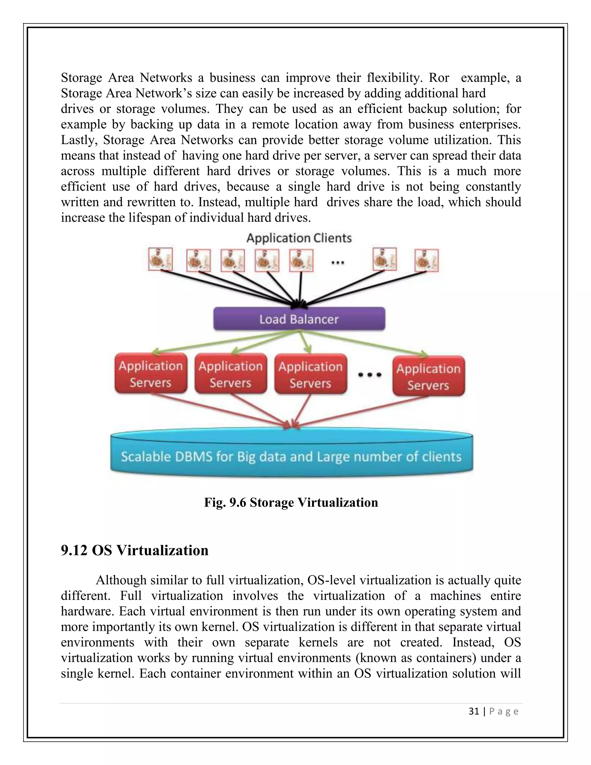 Virtualization in cloud computing