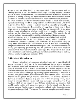 Virtualization in cloud computing