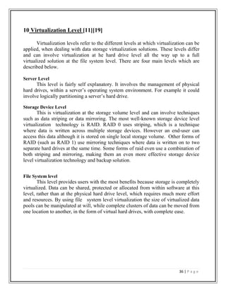 Virtualization in cloud computing