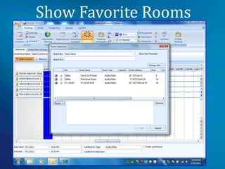 Show Favorite Rooms
 