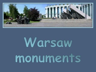 Warsaw monuments 