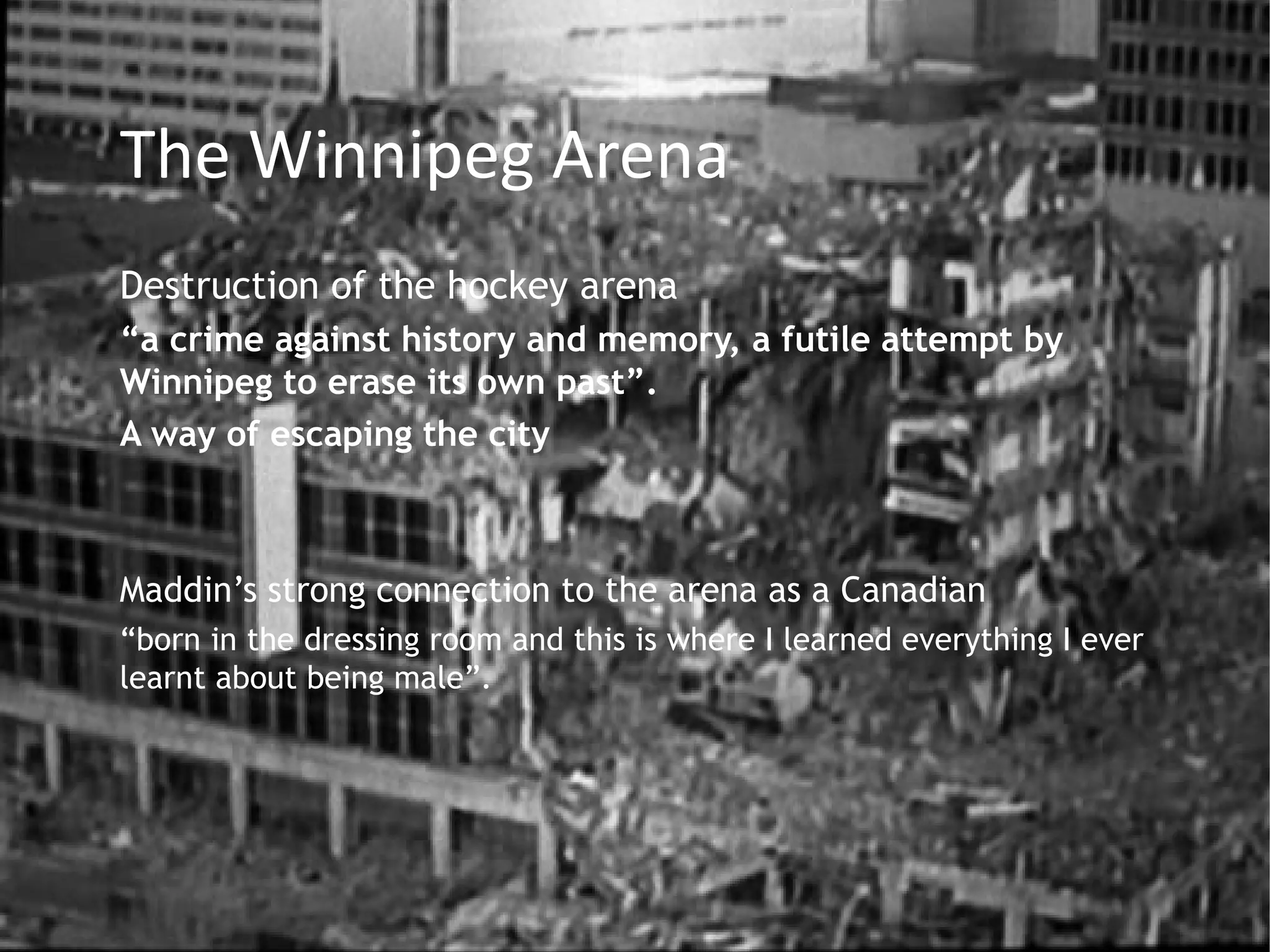 Sleepwalking “ Winnipeg has 10 times the sleepwalking rate of any other city in the world ” 