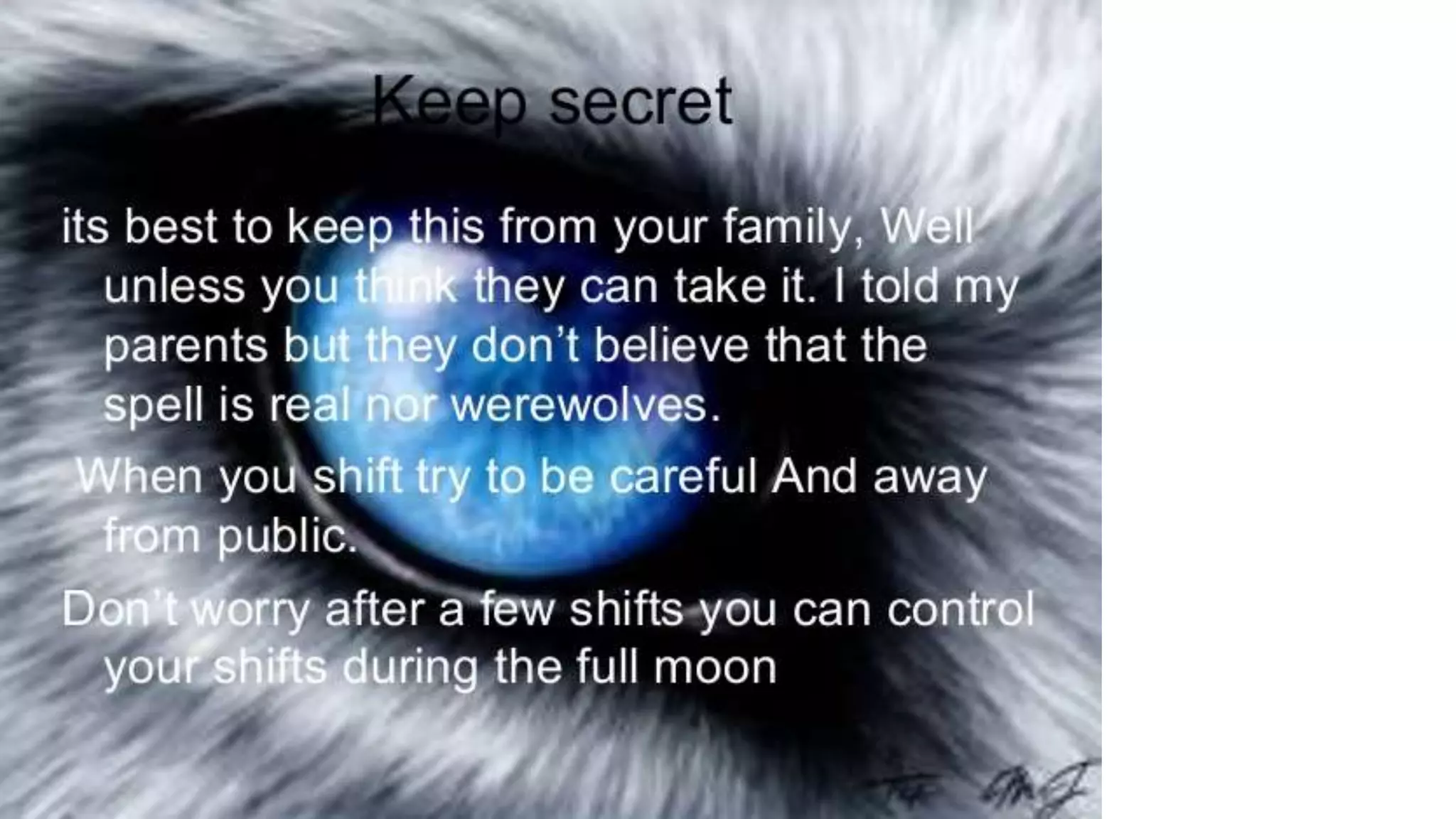 How to become a werewolf