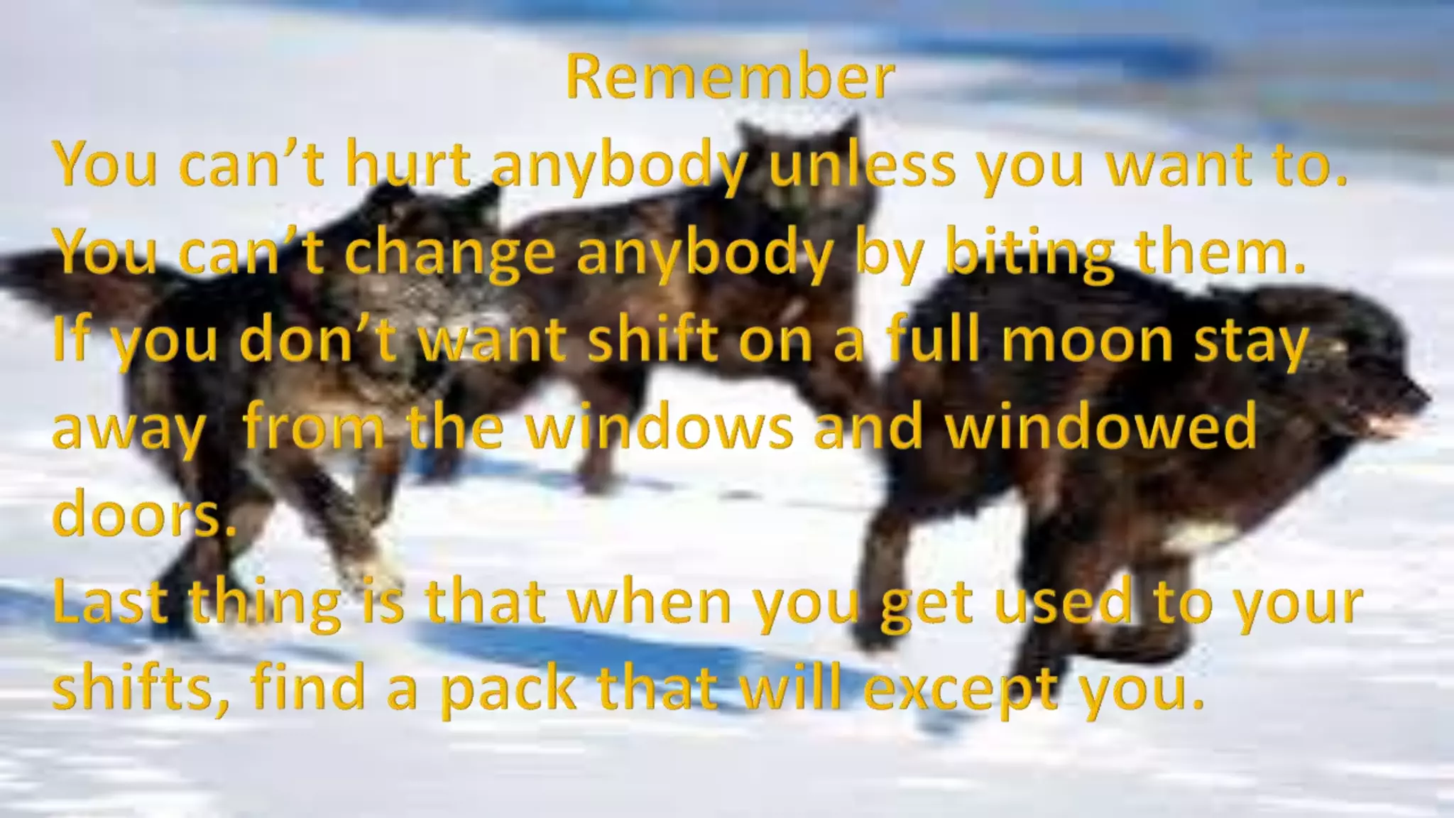 How to become a werewolf