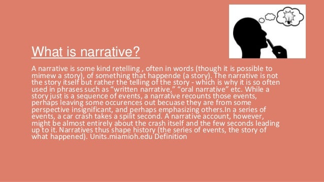 narrative discussion
