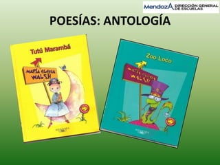 POESÍAS: ANTOLOGÍA 
 