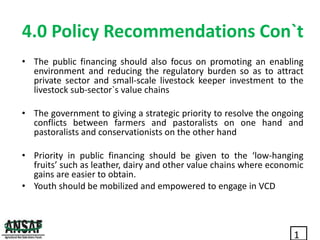 Inclusive investment opportunities in Tanzania’s dairy value chains: Exploiting the Evidence: What next for Policy Advocacy?     Presented by Audax Rukonge (ANSAF) at the Maziwa Zaidi Policy Forum, Dar es Salaam, 23-24 May 2017