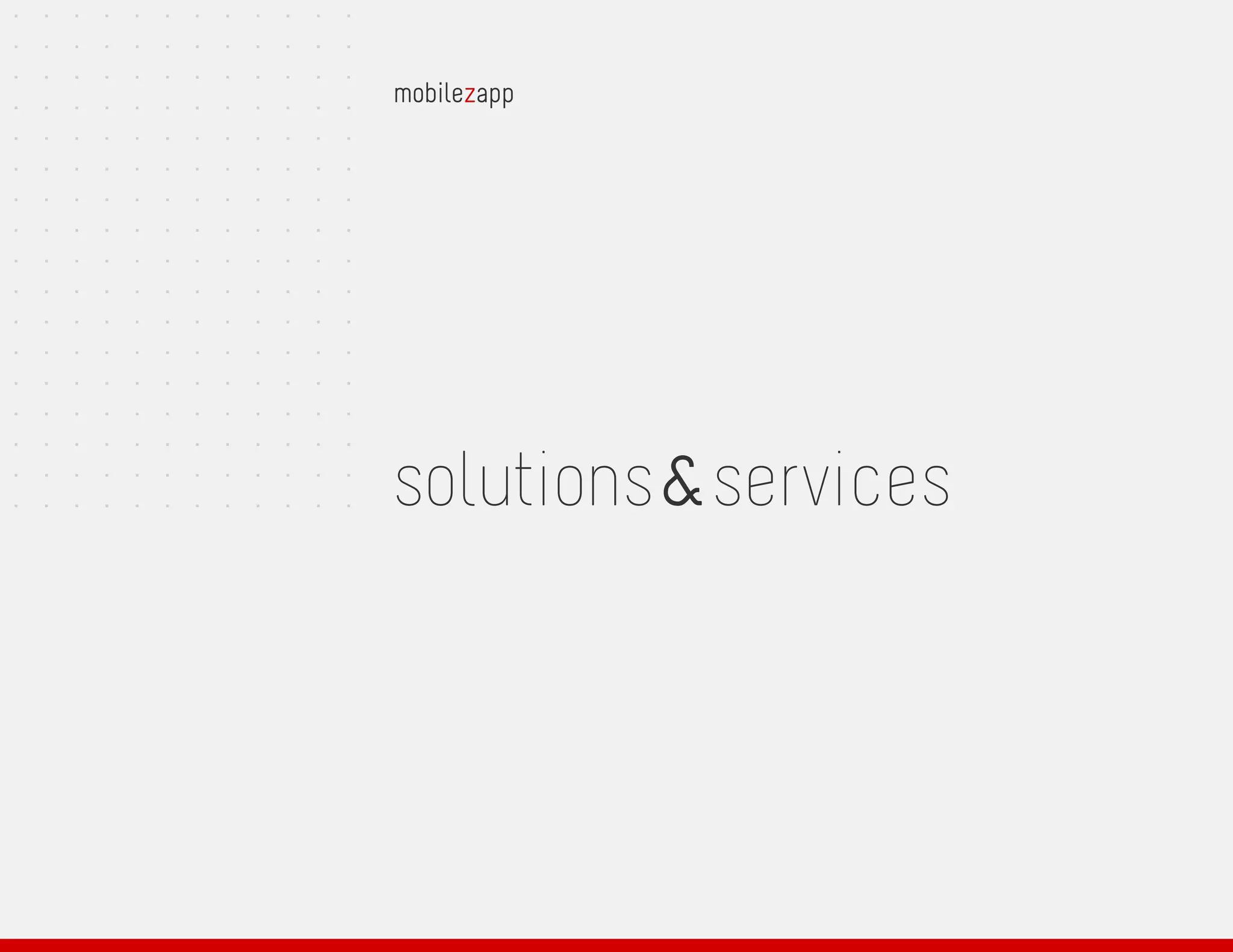 solutions&services
 
