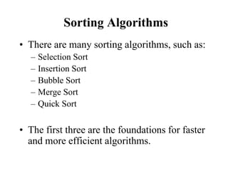 Sorting algorithms | PPT