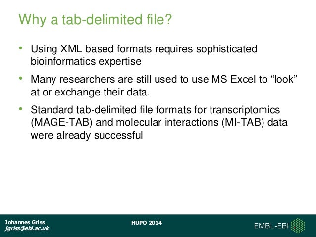 the mztab data standard format for reporting ms based peptide protei xml focuses on identifying the format of data not the data itself