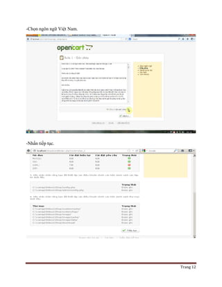 Trang 12
-Chọn ngôn ngữ Việt Nam.
-Nhấn tiếp tục.
 