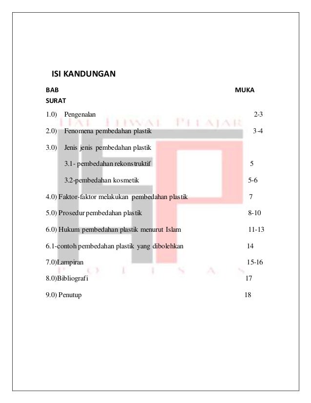 Pembedahan Kosmetik Menurut Islam Dan Perspektif Sains