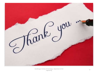 Gandhinagar Institute of Technology : Department of Civil
Engineering
12
 