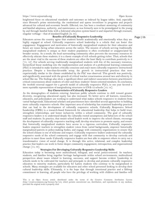 Exploring Culturally Responsive Leadership in Schools (www.kiu.ac.ug) | PDF