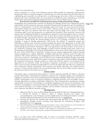 The Role of Community Input in Educational Policy Making (www.kiu.ac.ug ...