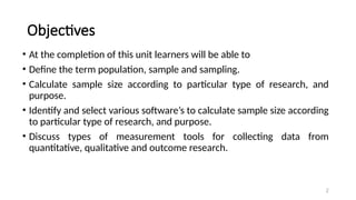 Sampling In Measurement Samples Sampling measurement tools and instrument | PPTX