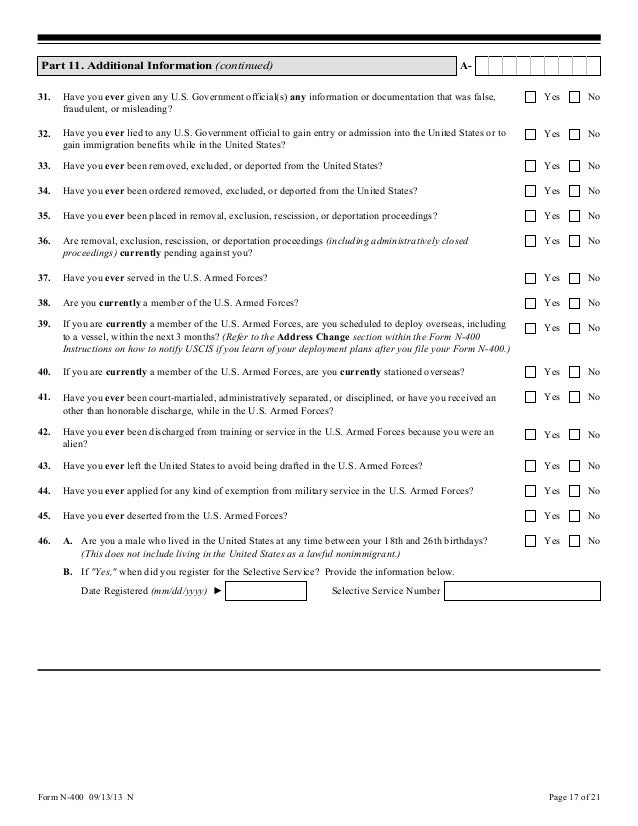 n 400 aorta form n 400 instructions