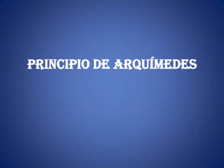 Principio de Arquímedes
 