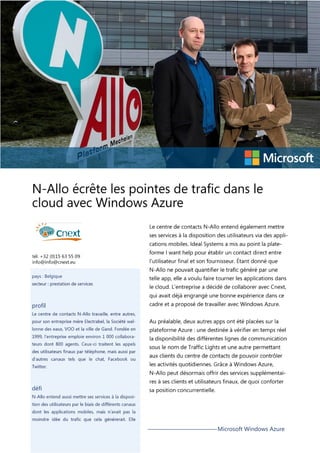 pays : Belgique

profil

défi

Microsoft Windows Azure

 